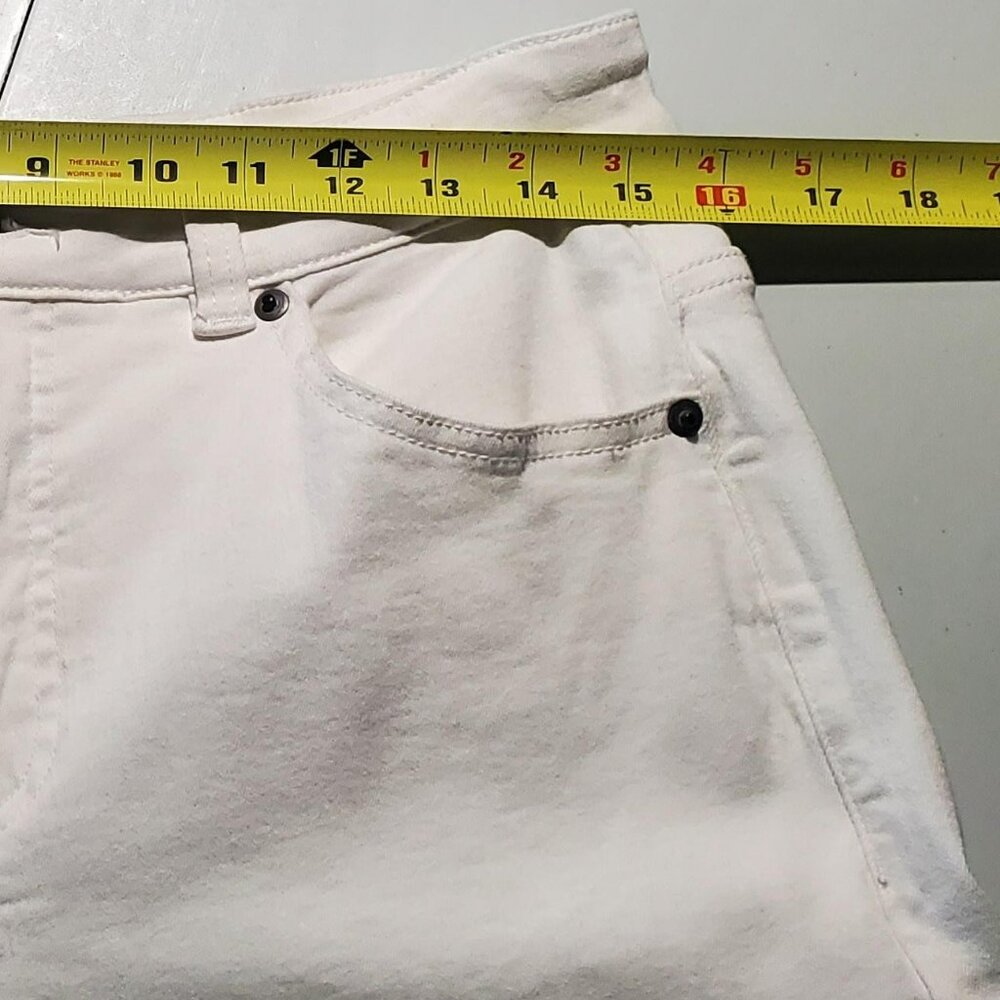 Erdem x Universal Standard Hana White Patchwork Jeans Size‎ 8 - Picture 8 of 16